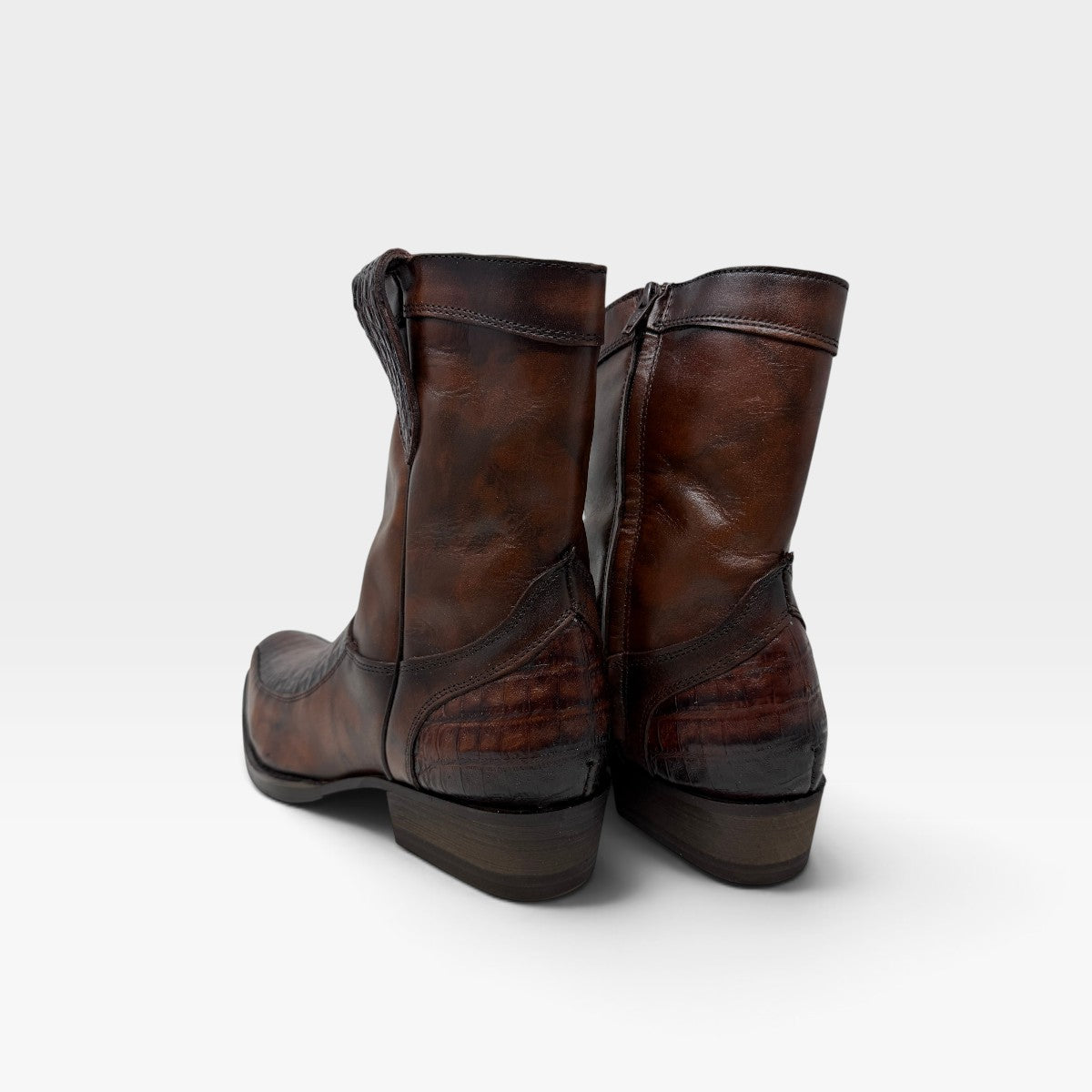 Bota Vaquera Croco